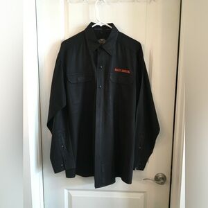 Harley-Davidson Black Button-Up Shirt